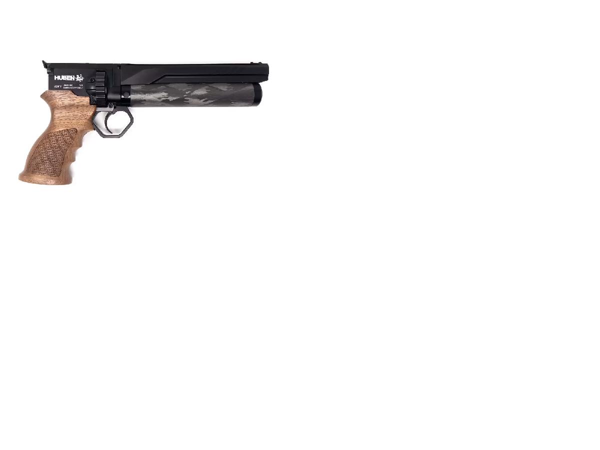 TERUG IN VOORRAAD     /   PCP Luchtpistool GK1 model V3 / ZONDER geluidsdemper/  6,35mm / SEMI AUTO /  54 Joule 17 Schots-3995-a